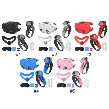 7Pcs VR Accessories Anti-Fall  VR Protective Accessories Set VR Face Cover Controller Grips Cover Joystick Caps