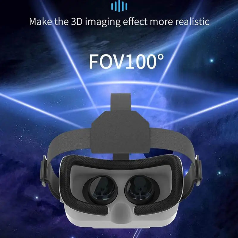3D VR Headset Adjustable VR Headset for Watching Movies Comfortable VR Goggles/Glasses for Smartphone 4.5-7.0 Inch Screen