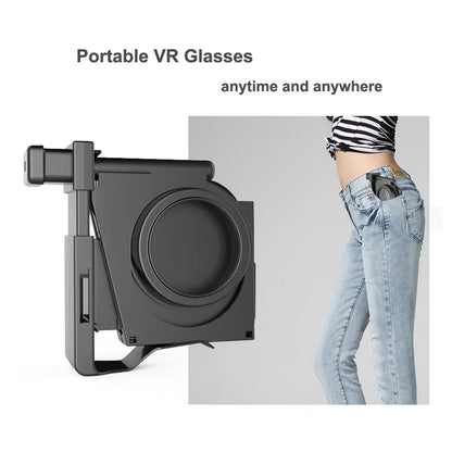 Plastic Virtual Reality VR Glasses Movies Games Nearsighted VR Glasses Mini Foldable Virtual Reality VR Glasses for Mobile Phone