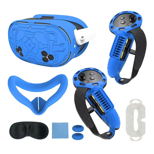 7Pcs VR Accessories Anti-Fall  VR Protective Accessories Set VR Face Cover Controller Grips Cover Joystick Caps